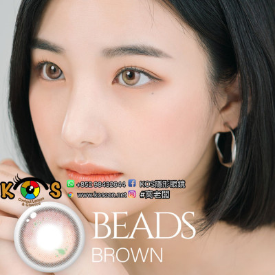 Doonoon JINJU BEADS Brown 1day 두눈 진주 비즈 브라운 원데이